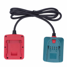 DC-port batteriadapter for Makita 18V LED-lys med justerbare moduser forlenget batterilevetid USB type C hurtiglading for varmejakker ergonomisk