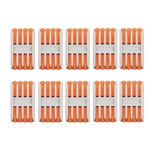 Conector reutilizabil pentru bloc terminal cu conectare rapidă, conector compact pentru îmbinare cu sârmă, funcționare fără instrumente,