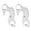 4 Pcs Bicycle Tail Hook Aluminum Alloy Universal 2