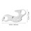 4 Pcs Bicycle Tail Hook Aluminum Alloy Universal 4