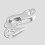 4 Pcs Bicycle Tail Hook Aluminum Alloy Universal 6