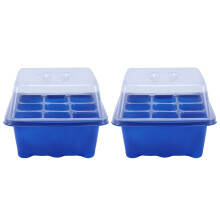 Innovatieve zaailingstarters voor binnenkweek, transparante plastic kweekbakken met verstelbare ventilatie voor een gezonde zaadgroei.