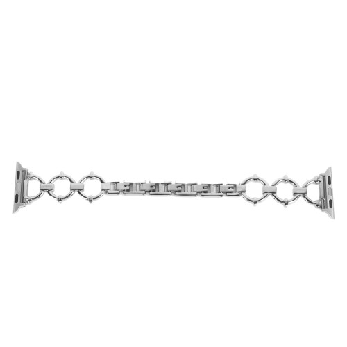 Silver O Chain Stainless Steel Band 42-49mm 1