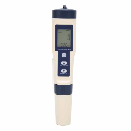 Aquaculture And Pool Testing Device, Digital Portable Water Tester For Comprehensive Water Analysis, High Precision Water Meter With Replaceable Probe