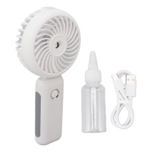 Water Spray Fan For Personal Cooling, Portable Handheld Fan With Foldable Handle And Brushless Motor, 2In1Handheld Desktop Fan With USB Charging