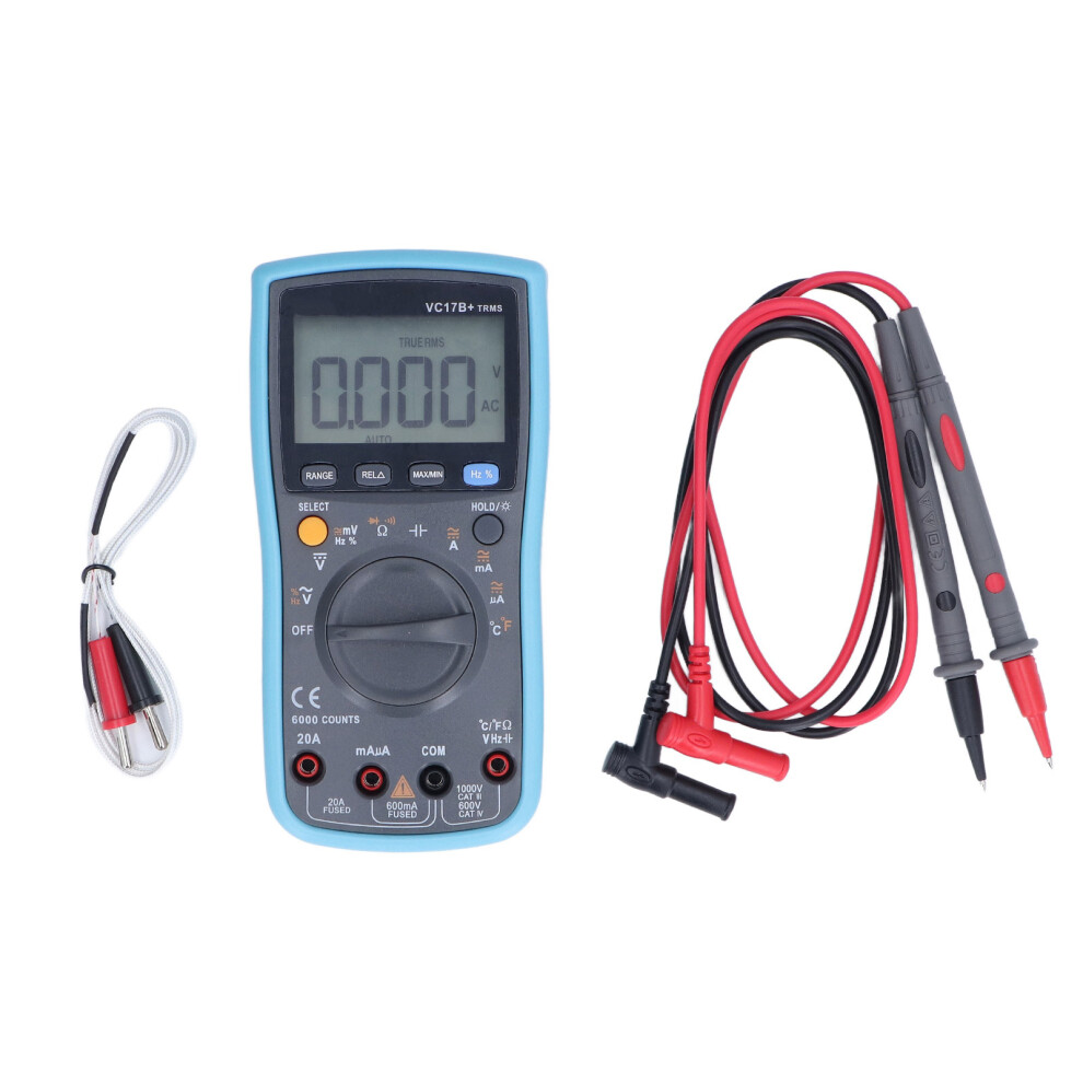 Portable Digital Multimeter True Rms Technology With Diode Testing Ncv Function Continuity Testing Auto Power Off Backlit Display Temperature 9489952121413