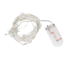 Lumini LED cu baterii, luminițe cu stele pentagramă pentru iluminat interior și exterior, lumini decorative înstelate, luminițe cu șir