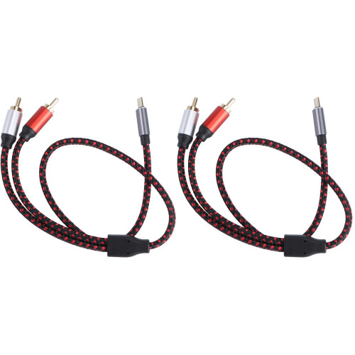2 Type Splitter Rot Mit Doppeltonfunktion Für Handy 2
