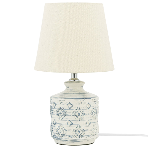Beliani Table Lamp ROSANNA Ceramic Beige 1