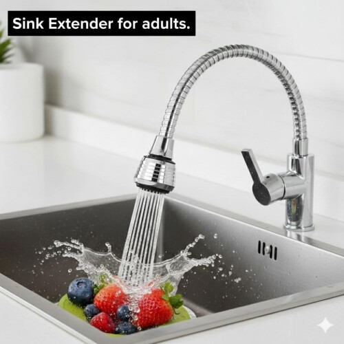 HKO Sink Splash Guard & Tap Extender Set 2