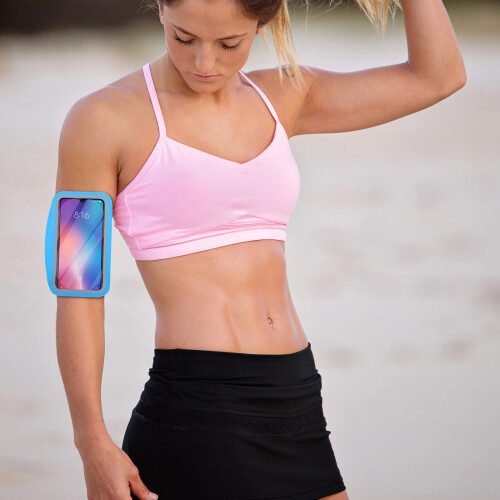 2Stk Running Arm Bag Neopren Handytasche Mit Touchscreenfach 2