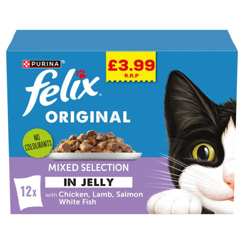 Felix FELIX Original Mixed Selection 12x85g (Pack of 4)