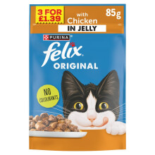 FELIX Original Chicken in Jelly 85g (Pack of 24)