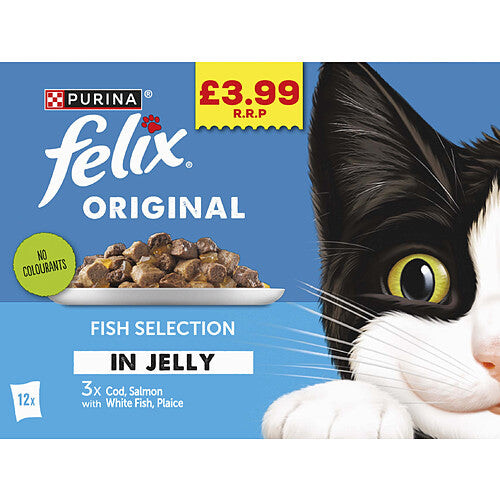 Felix FELIX Original Fish Selection  85g (Pack of 12)