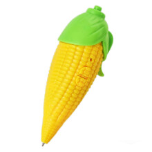 (corn) Carrot Shaped Voice Recording Ballpoint Pen Cute Portable School Supply for Kids Office Party Favors and Travel Notes