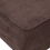 Beliani Ottoman SALLA Fabric Dark Brown 5