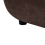 Beliani Ottoman SALLA Fabric Dark Brown 6