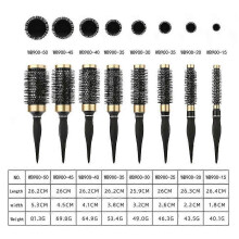 (20) Round Curlings Massage Comb Curling Comb Anti-static Fashion Styling Hair Roller Hair Brush Multiple Sizes Available