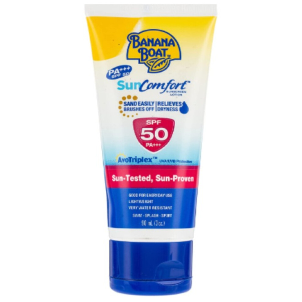Banana Boat Simply Protect Sport SPF50 Sun Lotion |Outdoor Sunscreen lotion, Sweat Resistant Sunscreen - 90ml