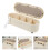 2Pcs Compact Light Yellow Spice Containers with Clear Lids for Kitchen 9