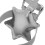 2Pcs Metal Automatic Candle Extinguisher Snuffer Silver for Home Use 9