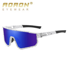 (Blue) Polarized Sports Sunglasses UV Protection for Men Women Cycling Driving Fishing Running Golf Baseball Outdoor
