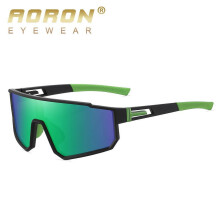 (Green Blue) Polarized Sports Sunglasses UV Protection for Men Women Cycling Driving Fishing Running Golf Baseball Outdoor