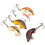 5 Stück Angelköder, künstliche Wobbler, Crankbaits, Angelköder, Angelwerkzeuge 2