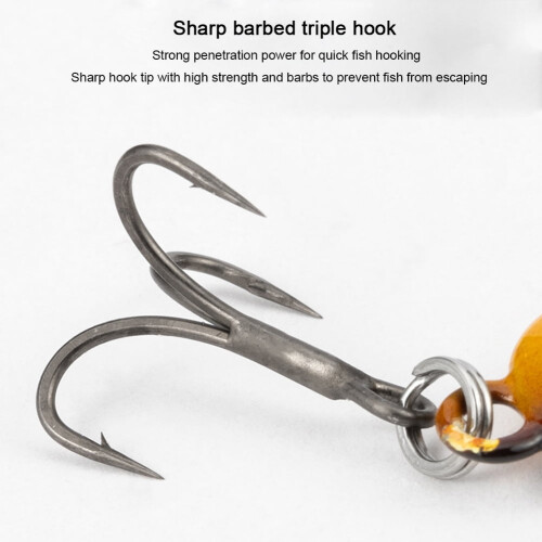 5 Stück Angelköder, künstliche Wobbler, Crankbaits, Angelköder, Angelwerkzeuge 2