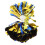 2Pcs Cheerleading Pom Poms with Easy-Handle Plastic Design 2