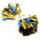 2Pcs Cheerleading Pom Poms with Easy-Handle Plastic Design 3