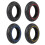 Pneu sólido off-road de 10 polegadas (10x2,50) para patinete elétrico Ninebot Max G30, vermelho. 5