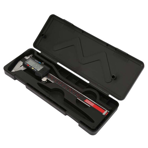 High Accuracy Digital Caliper Stainless Steel Body Ergonomic Design Large LCD Screen Inch Metric Conversion Zero Reset Function4Measuring Modes 1