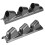 Υψηλής ποιότητας πλαστικό ABS Universal Gauge Pod Mount Triple Hole Design Εύκολη εγκατάσταση 7