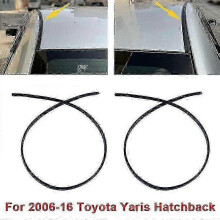 Left & Right Side Roof Drip Moulding Trim for 2006-2016 Toyota Yaris Hatchback 26s Edition 0120