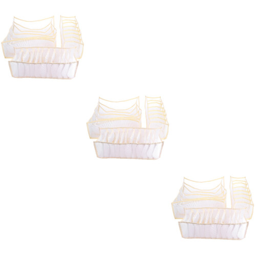 9Pcs Beige Underwear Closet Organizers Stackable Drawer Type Storage 2