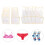 9Pcs Beige Underwear Closet Organizers Stackable Drawer Type Storage 11
