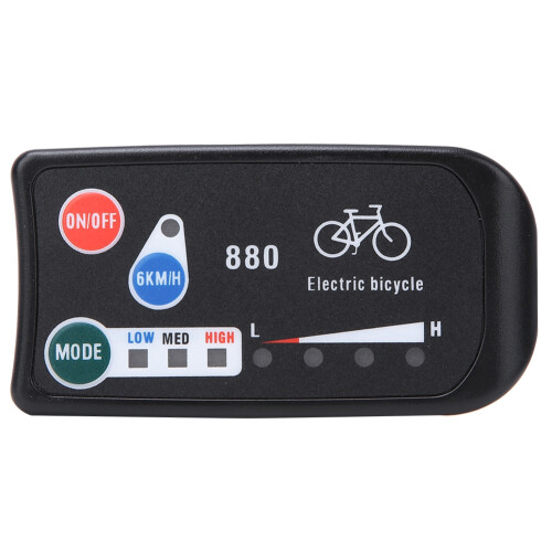 Compact Ebike Display Panel Data Display High Performance Waterproof Feature LED Battery Indicator with Fault Indication Feature and Easy Installation 2