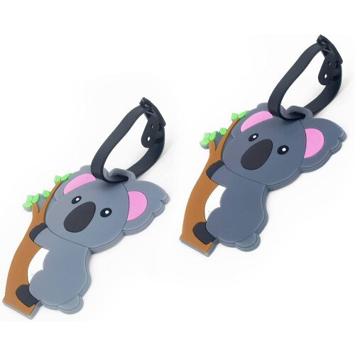 Koala bagagemærker silikone 2-pak 2