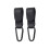 4 Pack Adjustable Stroller Hooks for Diaper Bags, Black Stroller Accessories 3