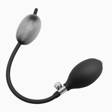 (20cm, Black) Men's Urethra Sounds Inflatable Silicone Penis Plugs BDSM Games Urethral Plugs Adult Toys for Bedroom