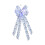 Pre-Lit Snowflake Bow Decor83cm Blue 1