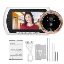Outdoor Camera Equipped With1.3MP HD Lens And140Degree Ultra Wide Field Of View As Part Of Comprehensive Home Security Setup Including Digital LCD
