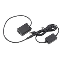 Kit de batería recargable simulada con adaptador de CA para modelos Nikon, conector de fuente de alimentación con protección de seguridad