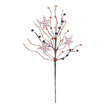 Independence Day Picks, Patriotic Artificial Bouquet For Multiple Uses, Versatile Diy Decoration4Th Of July Centerpiece, Red White Blue Decor With