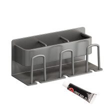 Space-Saving Design Toothbrush Holders, Aluminum Alloy Material Bathroom Organizers for Clutter-Free Spaces