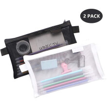 Clear Nylon Pencil Case20.5x12cm (2pcs)