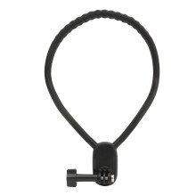 Flexible Neck Lanyard for POV Filming, Hands-Free Chest Mount for GoPro DJI and Smartphones, 180Degrees Adjustable with Rotatable Clip for Live
