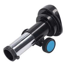 ABS Plastic Construction Telescope Focusing Seat, Reflector Astronomical Telescope Focuser1.25Inch Interface Eyepiece Toothed Focus Extension