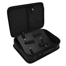 Hairdressing Tools Storage Carrying Case Professional Multi Functional Salon Handbag Organizer Sturdy High Quality PU Leather With Zipper Closure
